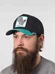 Бейсболка GOORIN BROTHERS арт. 101-2446 (черный / бирюзовый)